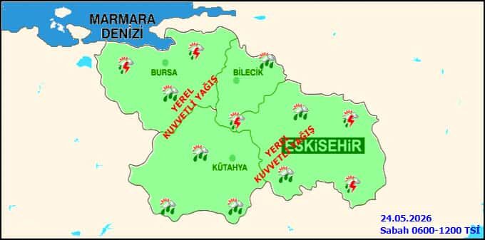 Hava Durumu 24 Mayıs 2026