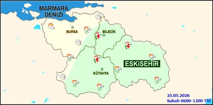 Hava Durumu 25 Mayıs 2026