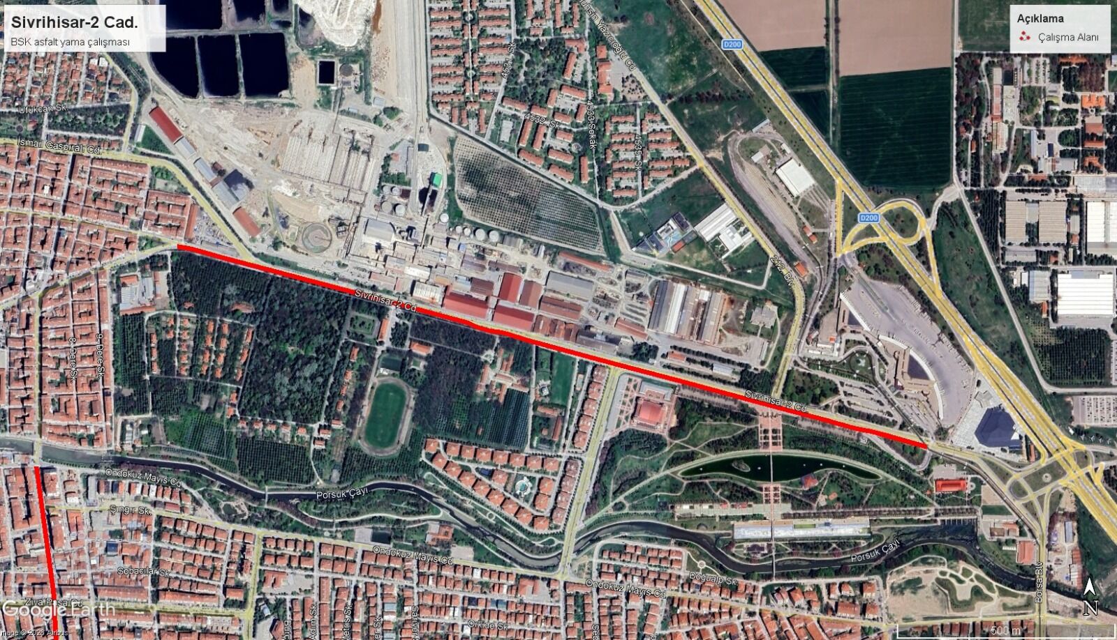 Yol Çalışması Uyarısı