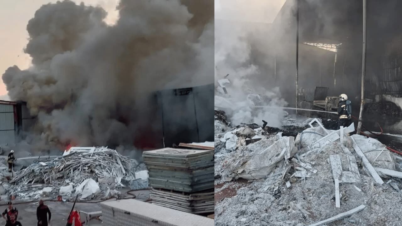 Eskişehir Geri Dönüşüm Yangın2