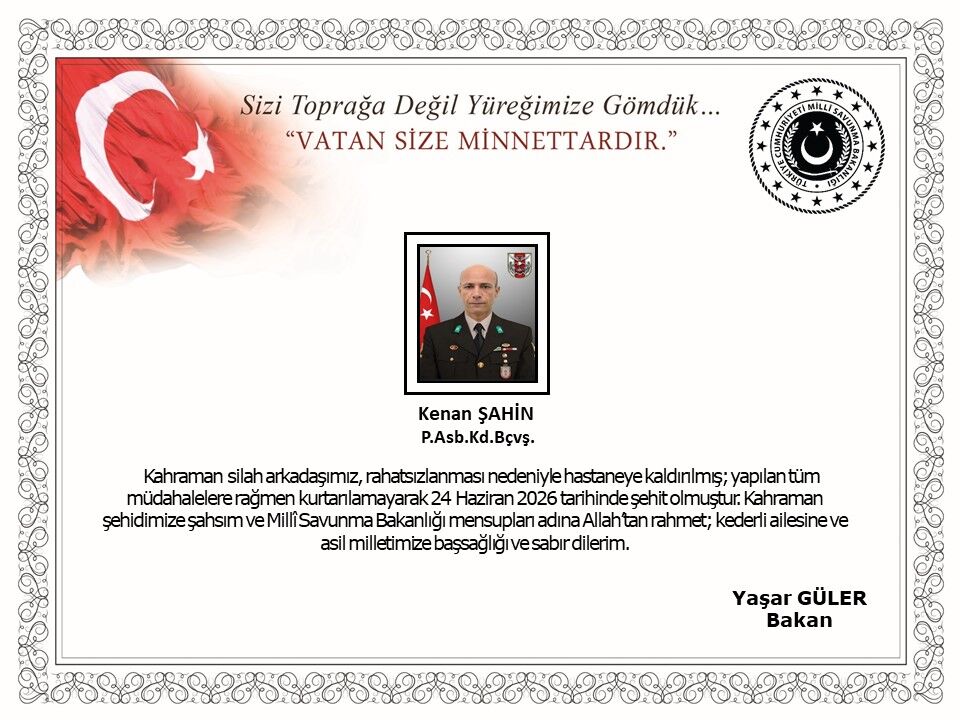 Sehit Haberi Oldu