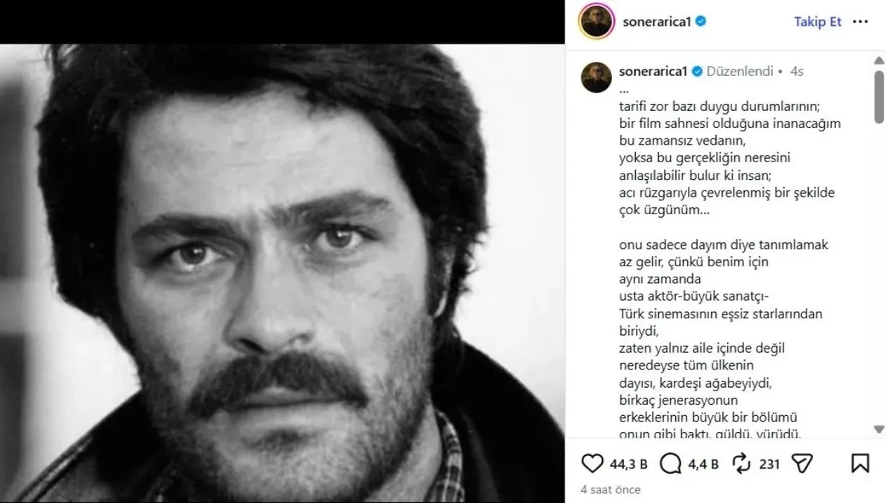 Soner Aricadan Duygusal Paylasim