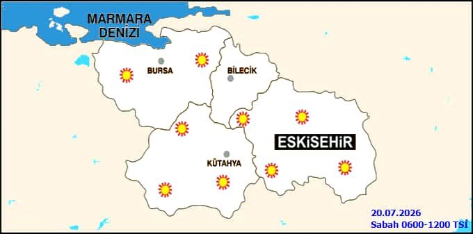 20 Temmuz Hava Durumu