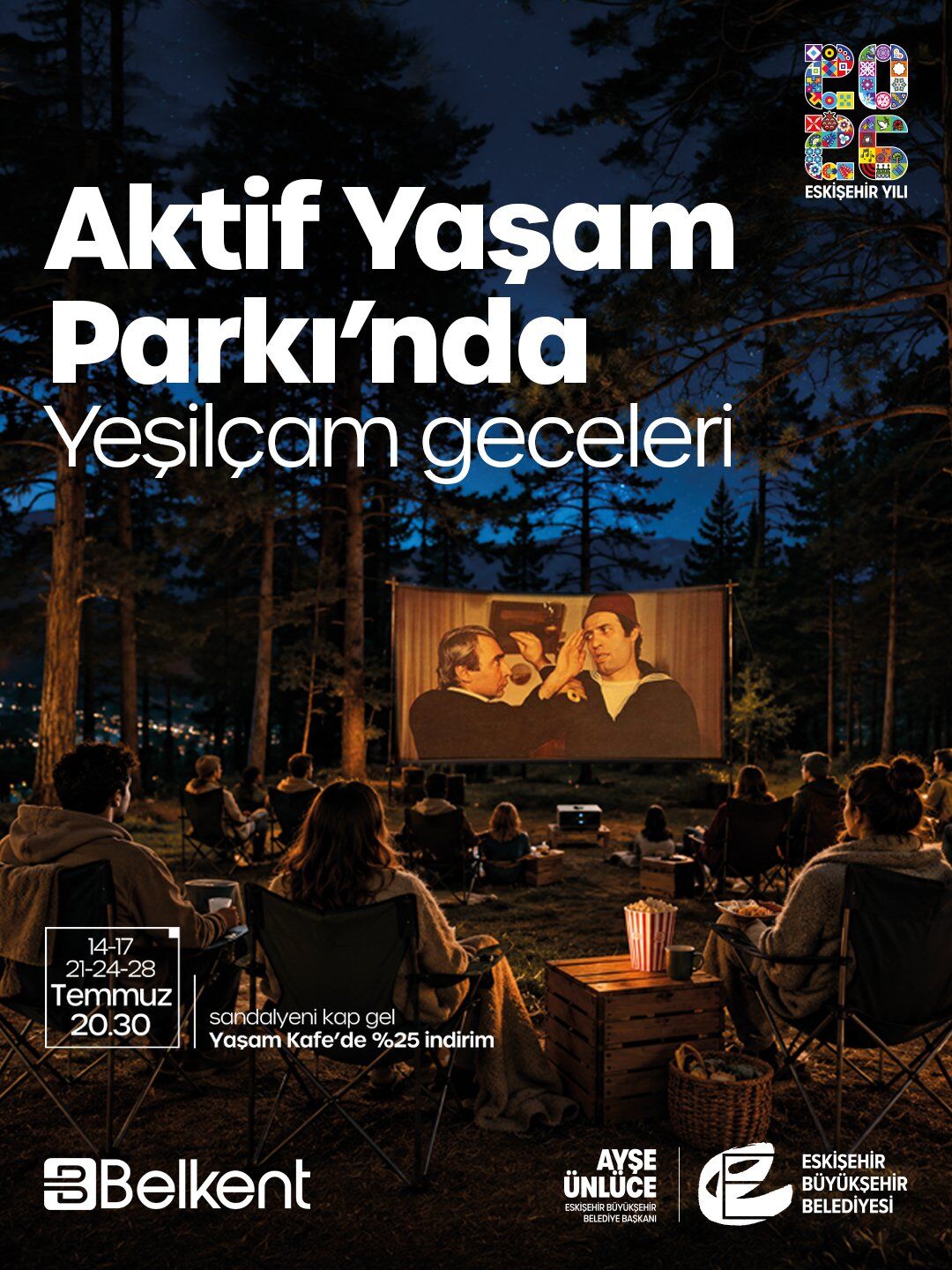 Aktif Yasam Parki Acik Hava Sinemeasi