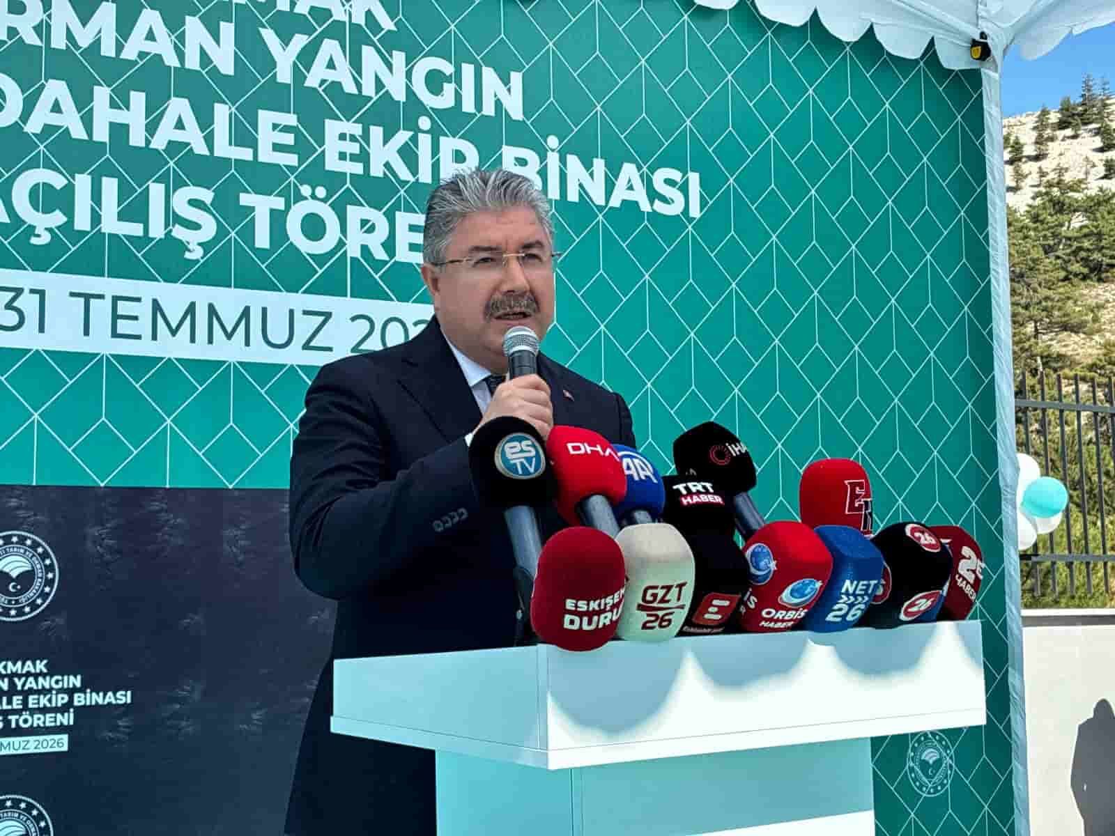 Eskişehir’de Takmak Orman Yangın İlk Müdahale Ekip Binası Hizmete Açıldı (2)