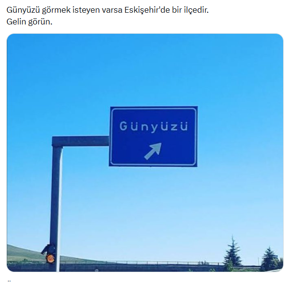 Günyüzü Tabela