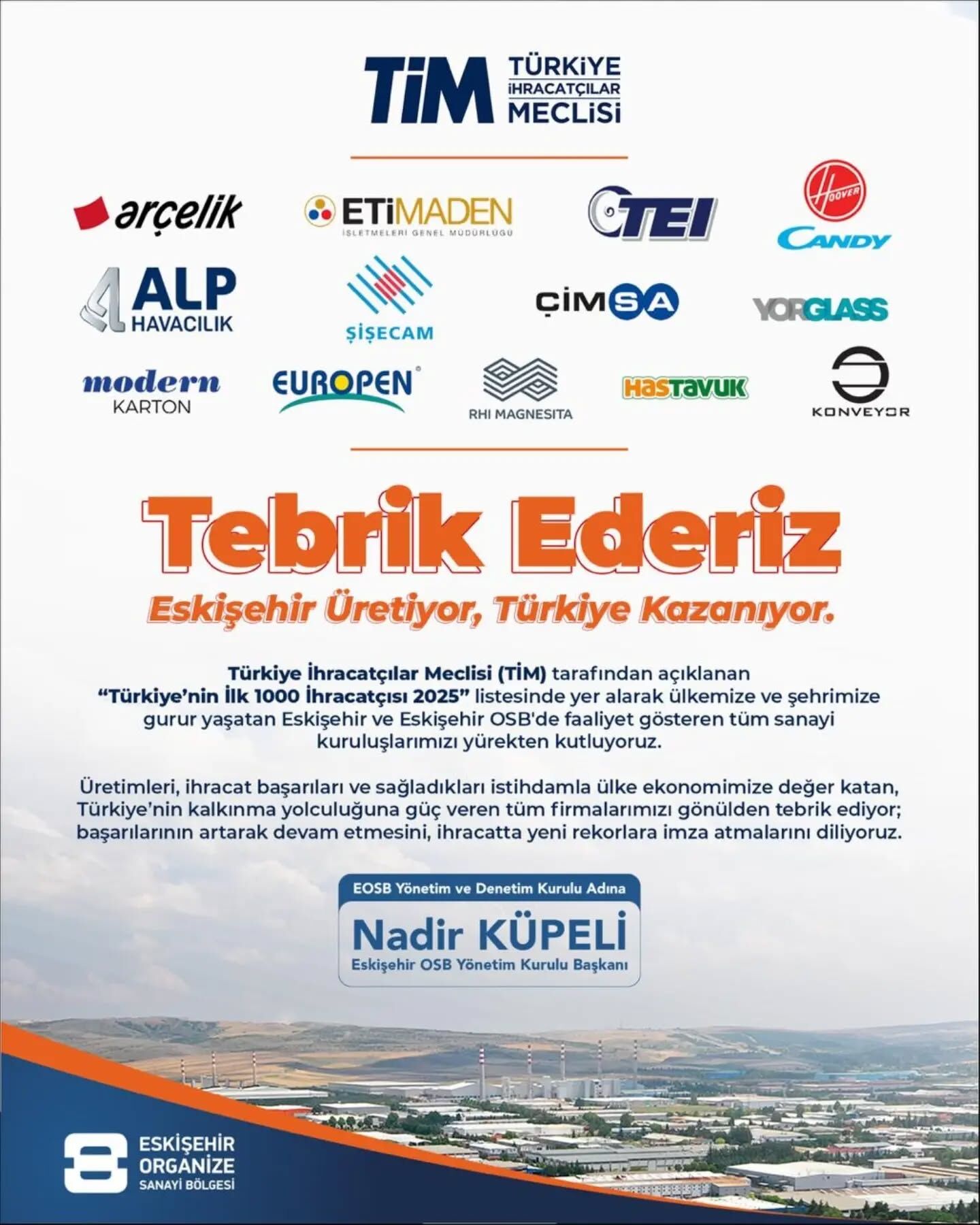 Tebrik Etti