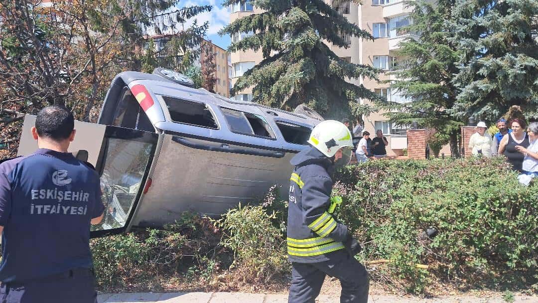 Araç Takla Attı-1