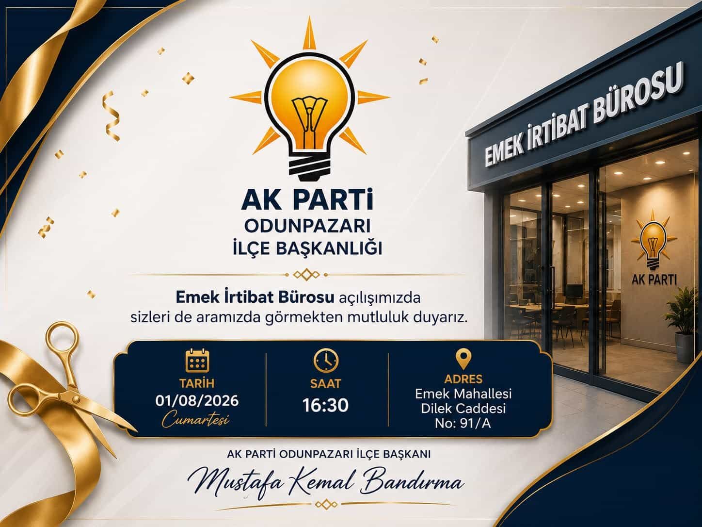 ak parti odunpazarı açılış