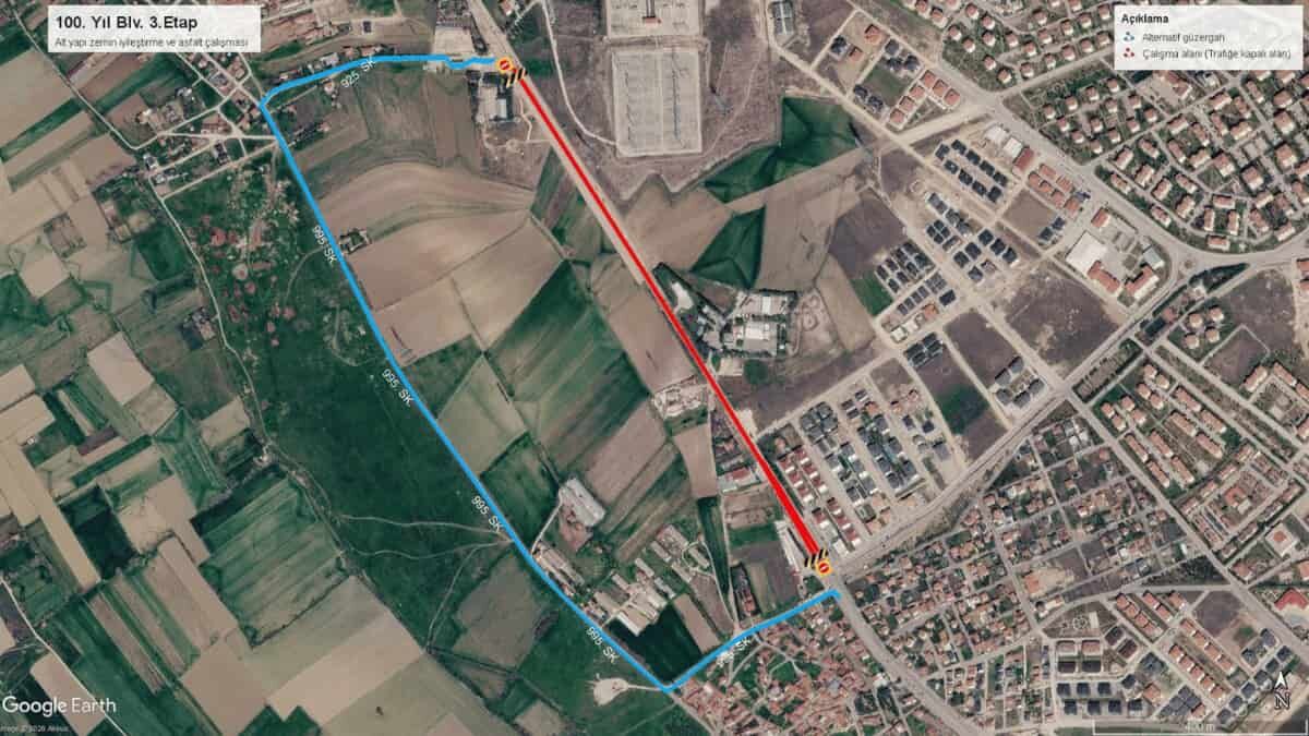Eskişehir Trafik Kapatılıyor