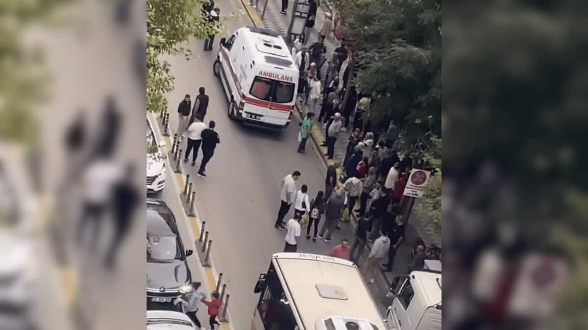 Aşırı hız kaza getirdi: Atatürk Caddesi'nde otomobil yayaya çarptı