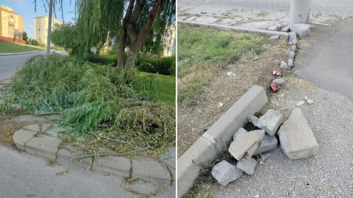 75. Yıl Mahallesi’nde vatandaşlar tepkili: “Kırdılar, kestiler ve gittiler”