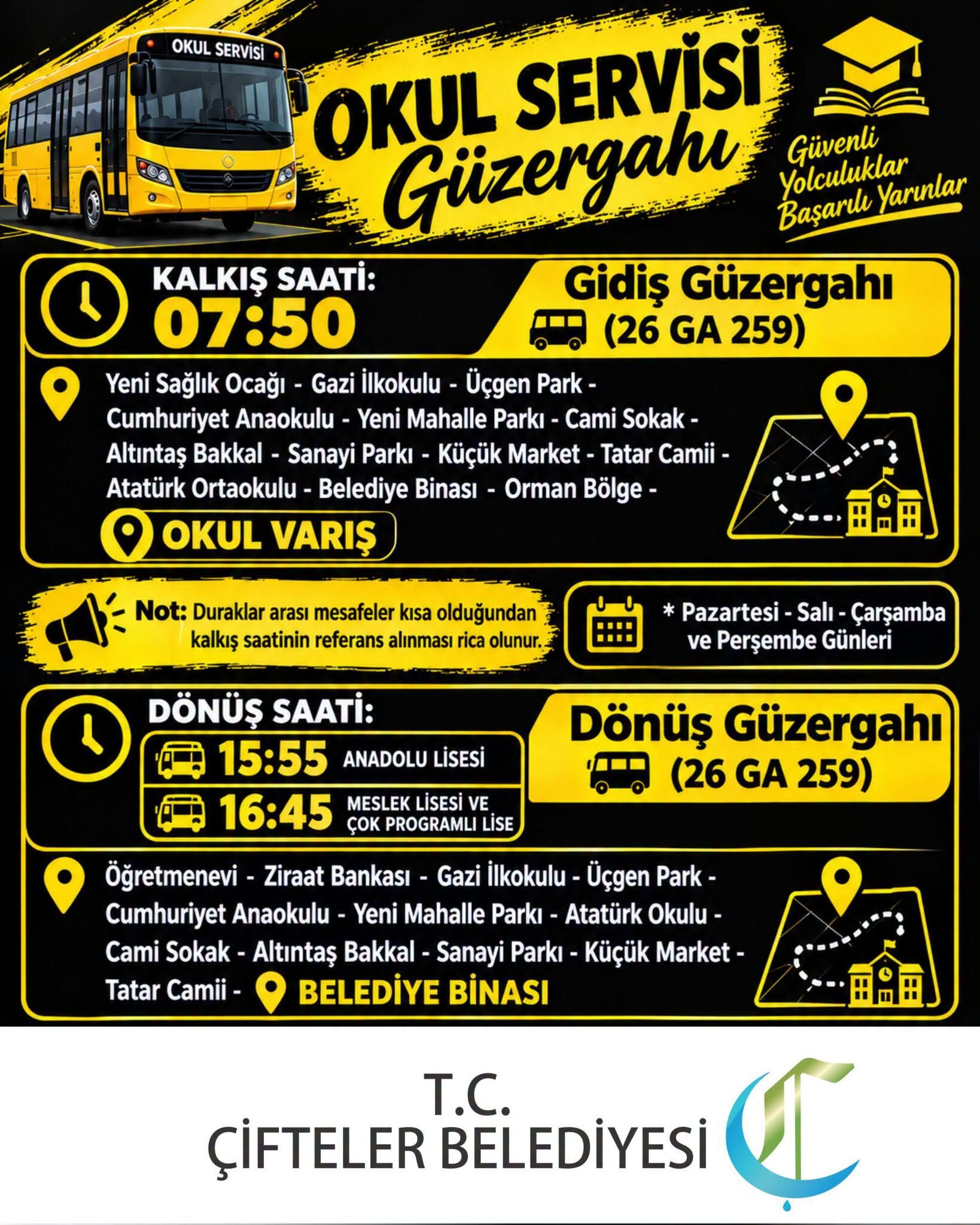 Okul Servis Guzergahlari