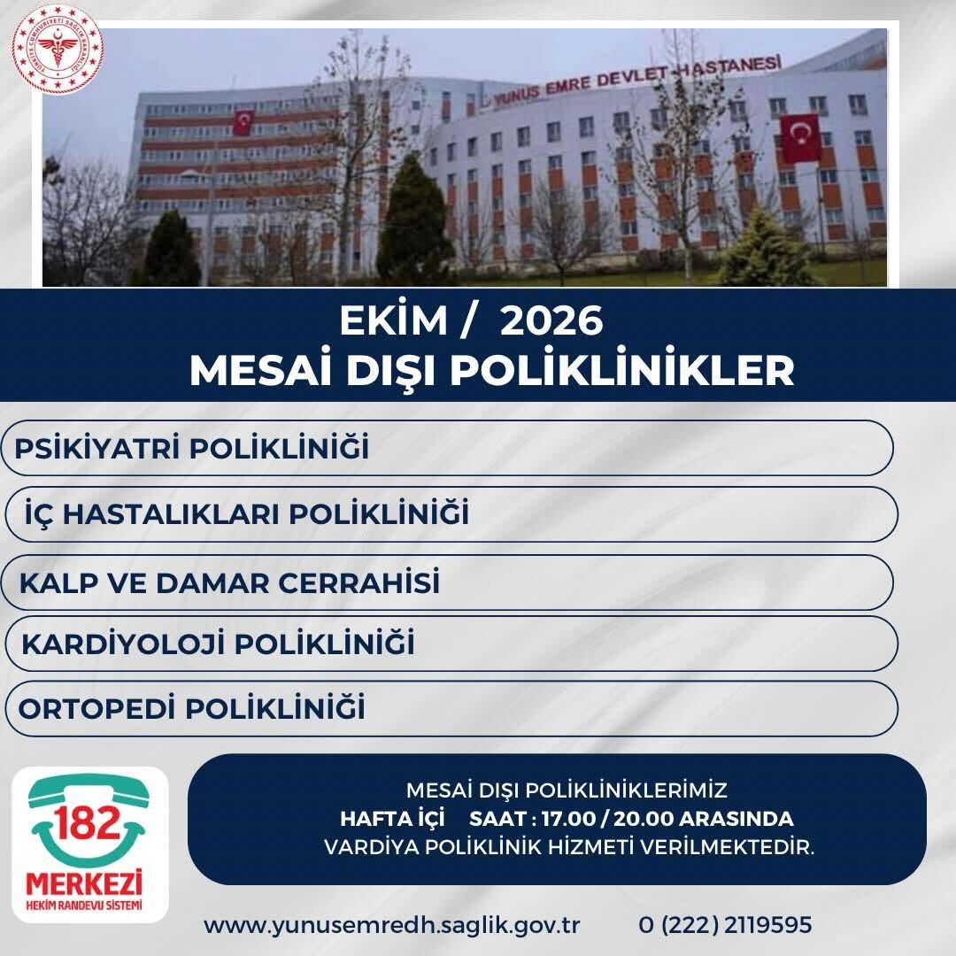 Mesai Dışı Poliklinik Uygulaması