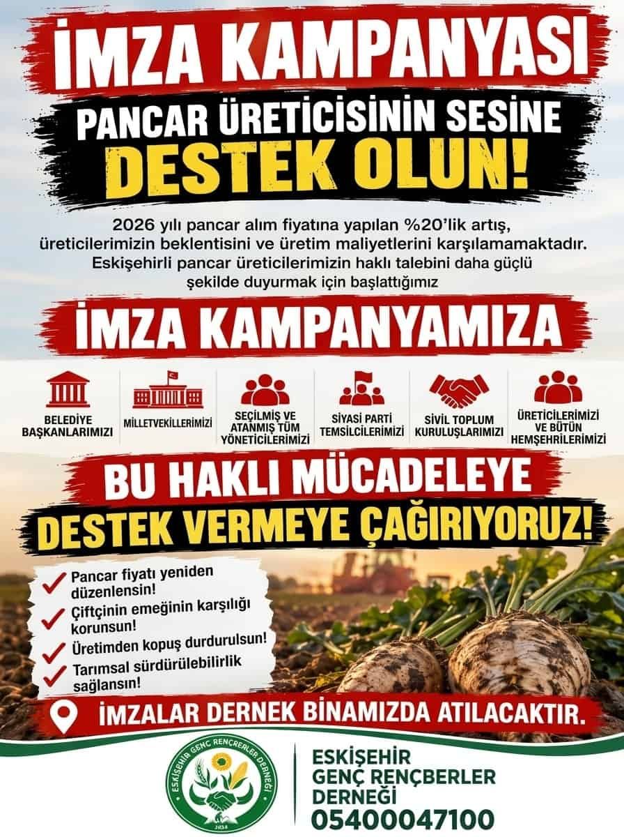 Eskişehirli Çiftçilerden Pancar İçin 4.500 TL Talebi!